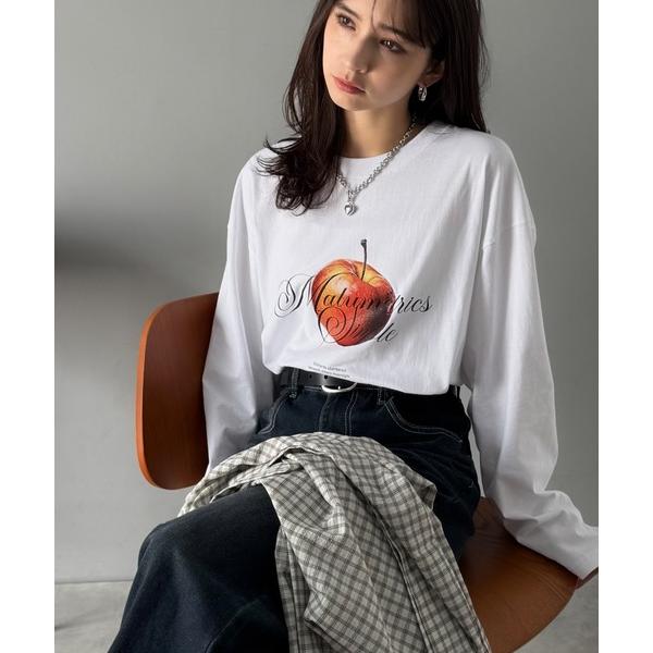 「Java」 長袖カットソー LARGE ホワイト レディース