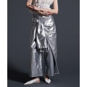 「MECRE」 パンツ S シルバー レディース