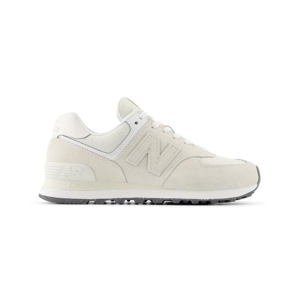 「New Balance」 ローカットスニーカー 24.0cm オフホワイト レディース