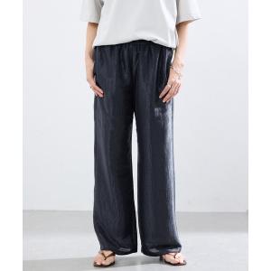 ワイドパンツ パンツ グロスセミフレアパンツ レディース