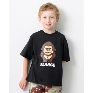 tシャツ バックスタイルファニーゴリラ半袖Tシャツ キッズ 子供服 男の子