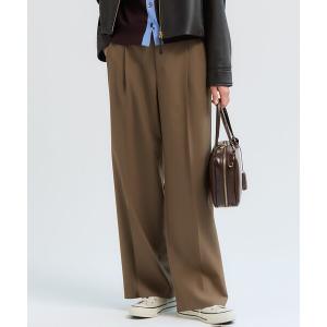 ワイドパンツ パンツ TWマットクロス ワイドパンツ レディース
