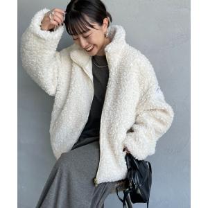 ブルゾン アウター 「WEB先行予約」「TATRAS/タトラス」 LUELA シープ調ボアブルゾン レディース