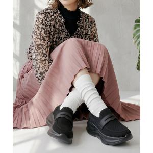 ローファー moz(モズ) 撥水 厚底ローファー スニーカー/スニーファー レディース