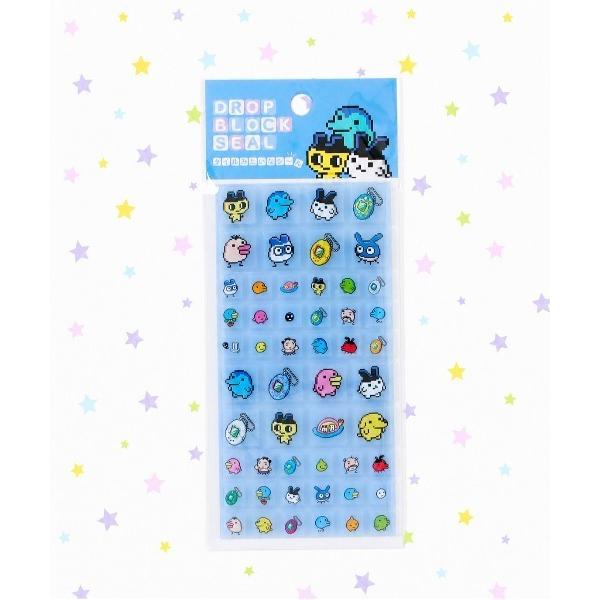ステッカー 「nini toys」「たまごっち」ドロップブロックシール/タイルシール