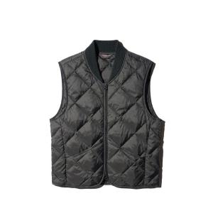 ダウンベスト ベスト TOWNCRAFT / タウンクラフト 700FP Premium Quilted Light Down Vest Water-Repellent タウンクラフト 700FP プレミアム キルティン…