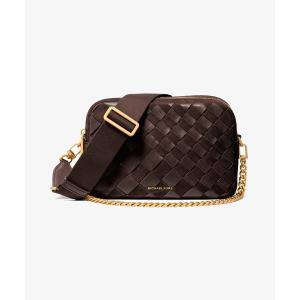 ショルダーバッグ バッグ BRYANT ウーヴン スエード カメラ クロスボディ ミディアム レディース