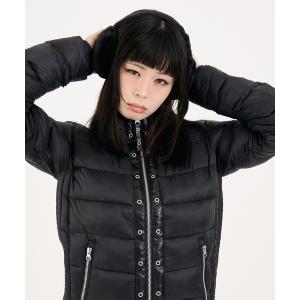 ダウンコート ダウンジャケット BIKER PUFFER JACKET レディース メンズ