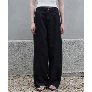 ワイドパンツ パンツ ワイドデニムパンツ レディース