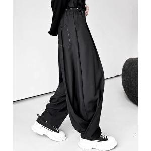 「JOHNNY WOLF」 スラックス S ブラック メンズ
