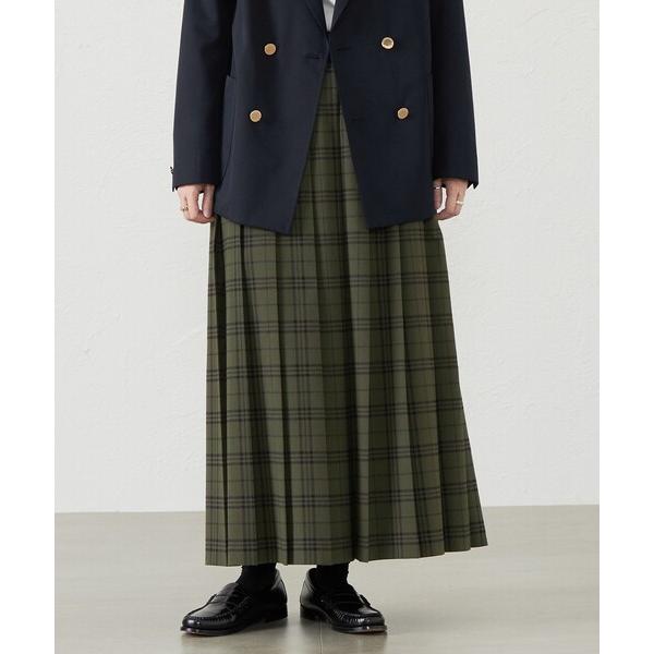 「MACKINTOSH PHILOSOPHY」 プリーツスカート 2 カーキ レディース
