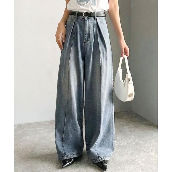 「Java」 デニムパンツ MEDIUM ブルー レディース