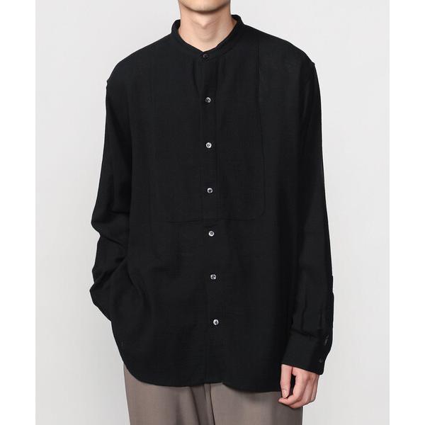 シャツ INDIA INDUSTRY | コットンメッシュ バンドカラーブザムシャツ MEN メンズ