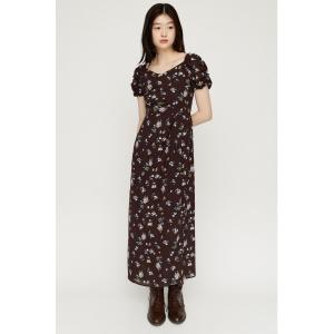 ワンピース 半袖 VINTAGE FLOWER L/OP ヴィンテージフラワーロングワンピース 夏服 秋服