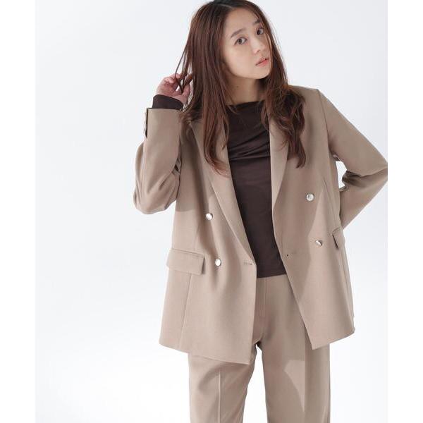 ジャケット テーラードジャケット ダブルブレスト SETUP ジャケット レディース