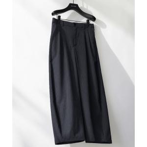 スラックス 「新作」AIR WOOL ストライプバレルスラックス　｜夏服/通気性/防臭/速乾/防シワ メンズ