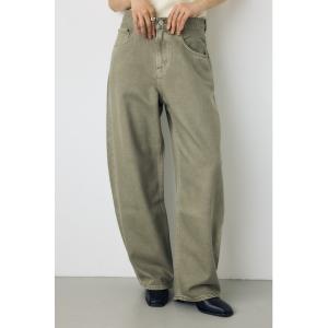 ジーンズ デニム デニムパンツ 「身長/骨格別着用画像あり」AZUL DENIM カラーワイドデニム　秋服　ロングパンツ　ジーンズ　カラーパンツ　カラーデニム