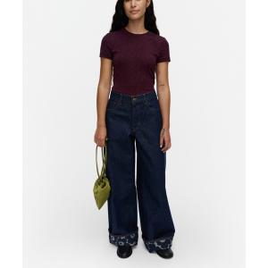 ワイドパンツ ジーンズ デニム デニムパンツ 「Maridenim」 Loose Mini Uni  / jeans S レディース メンズ