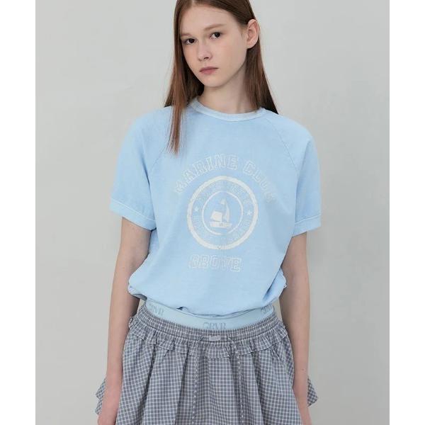 tシャツ 半袖 GROVE MARINE CLUB T-SHIRT レディース