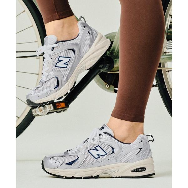 「New Balance」 ローカットスニーカー 23.0cm シルバー系その他 レディース
