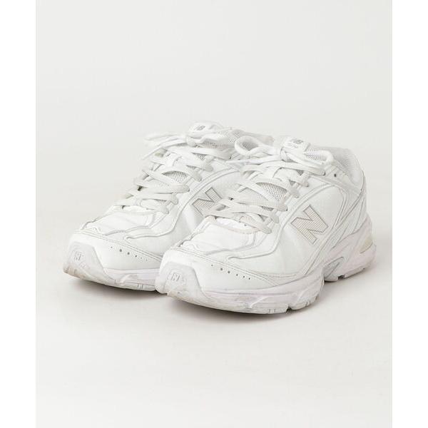 「New Balance」 ローカットスニーカー 24.0cm ホワイト レディース