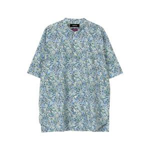 「ZUCCa」 半袖シャツ X-SMALL ブルー メンズ