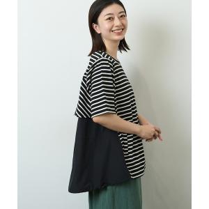「HERENCIA」 半袖カットソー MEDIUM ブラック系その他 レディース