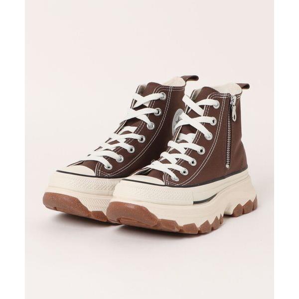 「CONVERSE」 ハイカットスニーカー 4.5 チョコ レディース