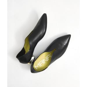 パンプス 「MANA/マナ」pointed toe flat shoes/ポインテッドトゥフラットシューズ