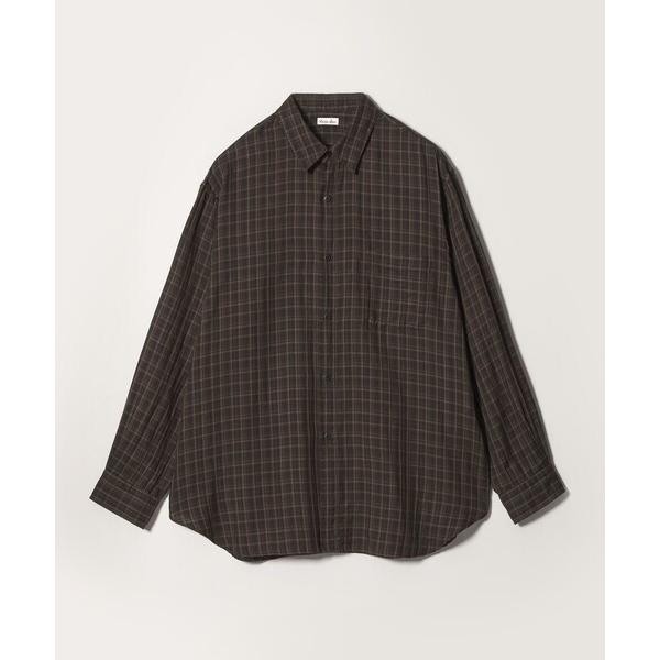 シャツ 「Steven Alan」 CC ガーゼ マドラスチェック レギュラーカラー シャツ LOO...