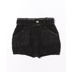 パンツ 「RS」「PAMEO POSE」配色ニットショートパンツ レディース メンズ