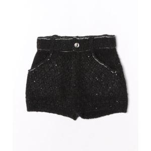 パンツ 「RES」「PAMEO POSE」配色ニットショートパンツ レディース メンズ