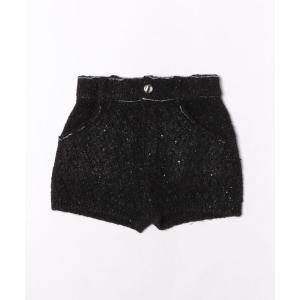 パンツ 「PAMEO POSE」配色ニットショートパンツ レディース メンズ
