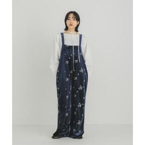 パンツ ベロアサロペット レディース