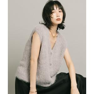 カーディガン 夏 シャギーニットベストカーディガン レディース｜ZOZOTOWN Yahoo!店