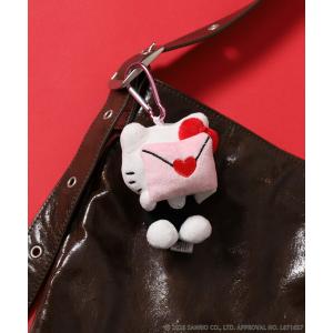 スマホショルダー キーホルダー SANRIO/サンリオ ”HELLO KITTY” 目隠し ぬいぐるみチャーム
