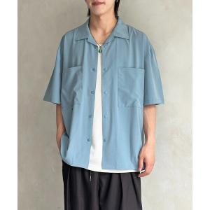 シャツ 半袖 「AIRHOLE」開襟シャツ メンズ