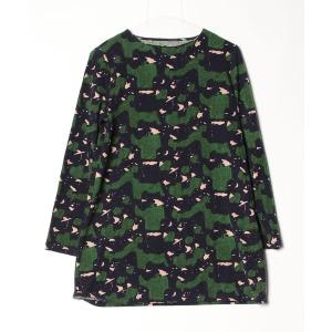 「GEORGES RECH」 長袖ワンピース 40 グリーン レディース