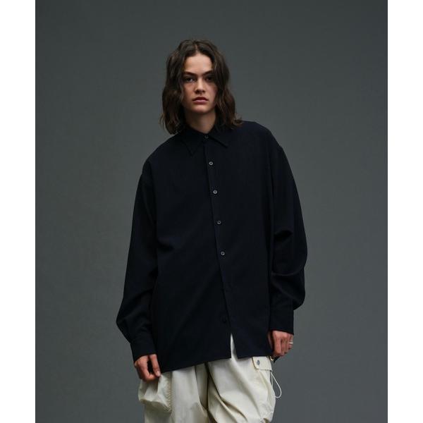 「soerte」 長袖シャツ 3 ネイビー メンズ