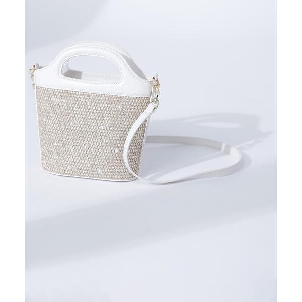 「NATURAL BEAUTY BASIC」 2WAYバッグ フリ- オフホワイト レディース