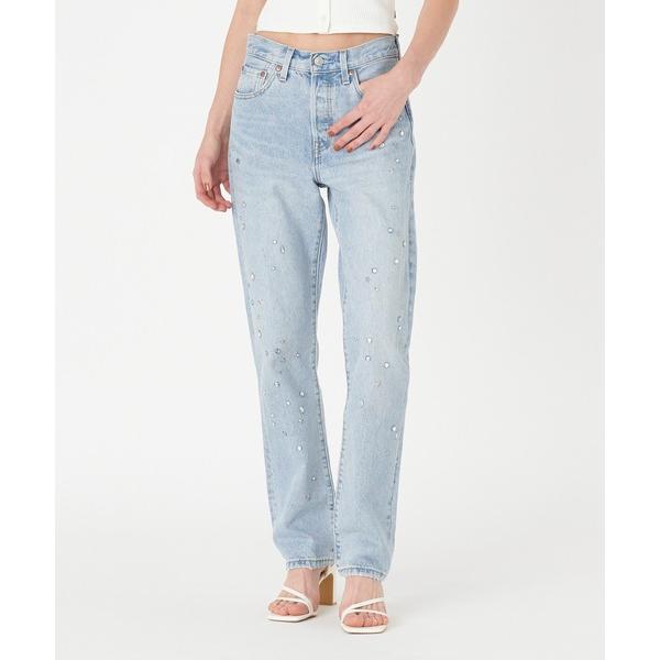 「Levi's」 デニムパンツ 24inch ブルー レディース