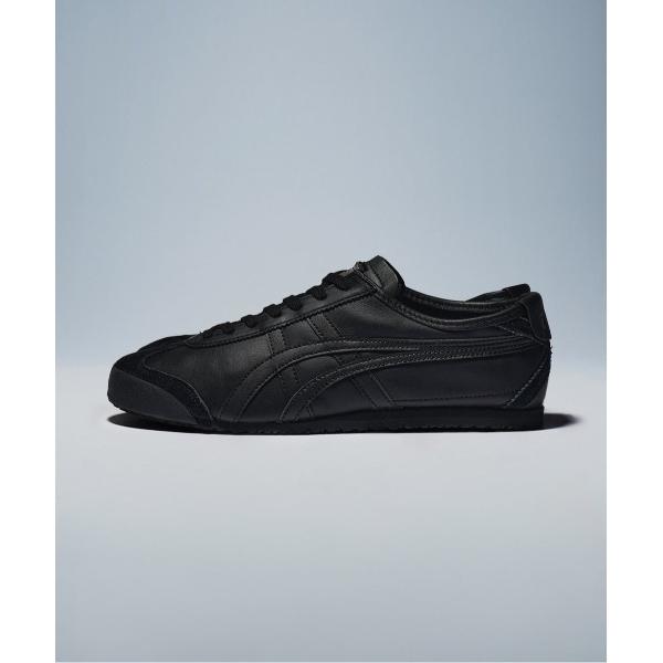 「Onitsuka Tiger」 ローカットスニーカー 25 ブラック×ブラック レディース