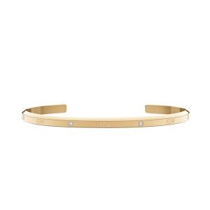 「Daniel Wellington」 バングル LARGE イエローゴールド レディース