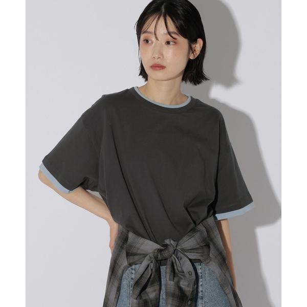 tシャツ 半袖 2WAY配色T / 1056014 レディース