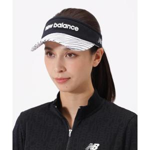 サンバイザー レディース 「new balance golf」ストライプゼブラ バイザー (WOMENS) レディース