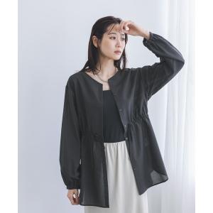 ブラウス シャツ 夏 シアーチュニックブラウス/797355 レディース
