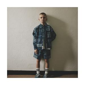 パンツ Smoothy × BEDWIN Collaboration Bandana Shorts  / スムージー × ベドウィン コラボレーション バンダナショーツ キッズ 子供服 男の子 女の子