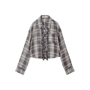 SNIDEL（スナイデル） SALE40%OFF レースディティールストライプシャツ