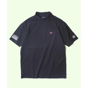 シャツ 半袖 BENCH AT THE GREENE GOLF / KNIT SEERSUCKER MOCK NECK SHIRT/モックネック セットアップ対応 通気性・吸汗速乾・UVカット COOLMAX メンズ