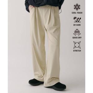ワイドパンツ スラックス パンツ 「MOTION」ローサポートハイライズトラウザー レディース